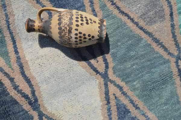 Blue Crush - Custom Bespoke Blue Diamond Moroccan Berber Rug - Image 5