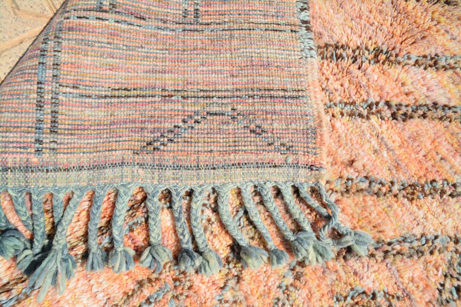 Brave | Bespoke Kuba-Inspired Terracotta Azilal Rug - Image 3