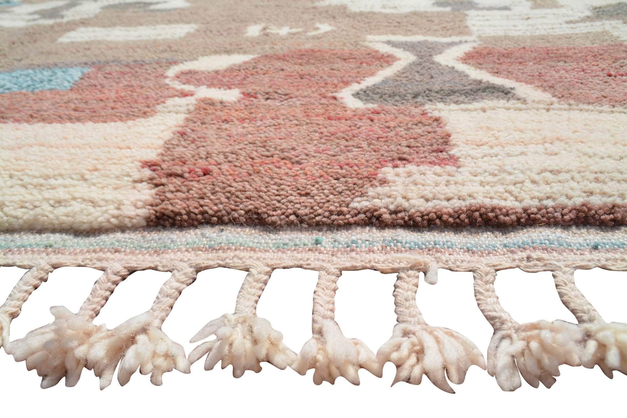 Long Days II (6'0" x 9'0") - Earthy Vintage-Inspired Abstract Checkered Rug - Image 3