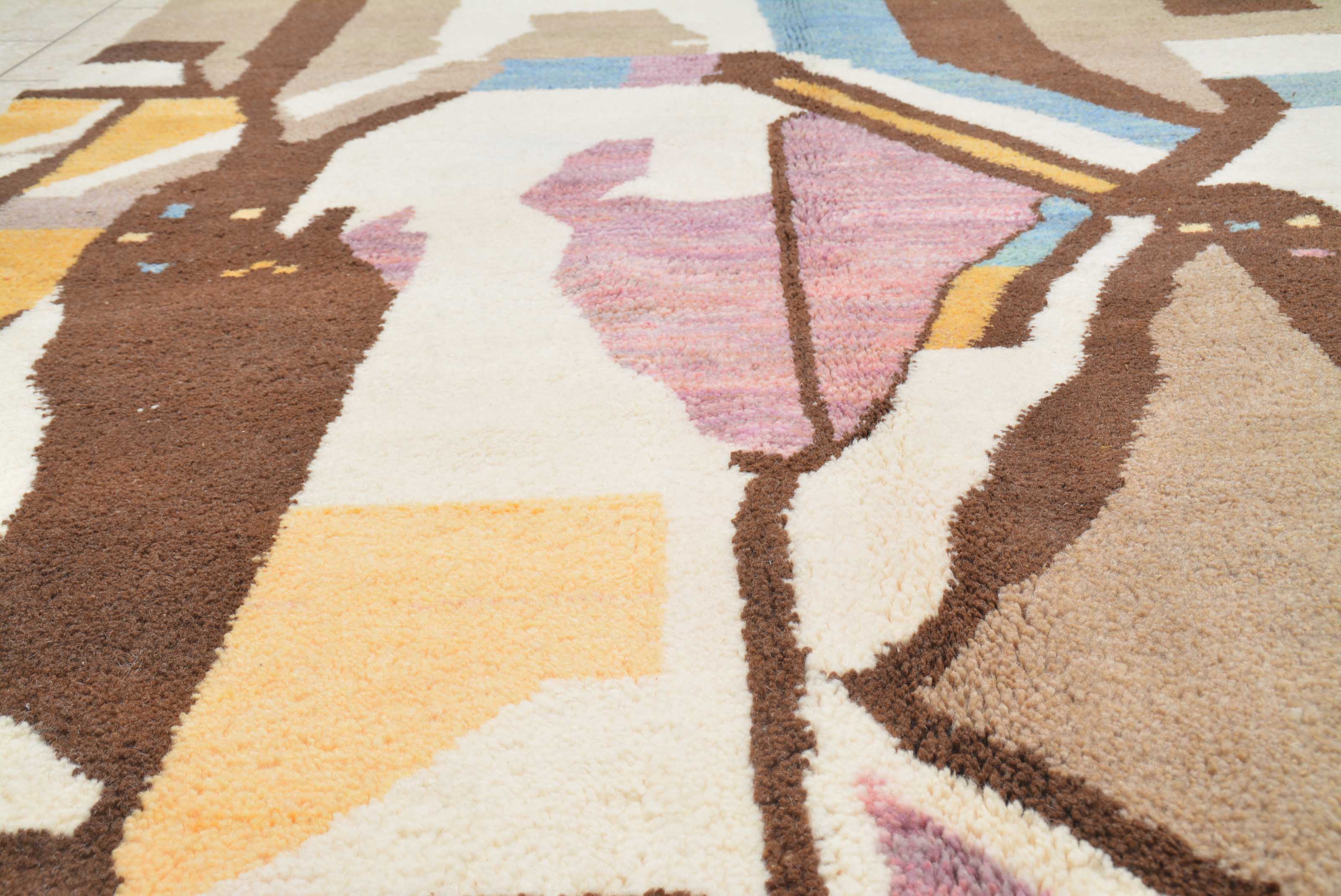 Modernist Canvas - Custom Bespoke Abstract Moroccan Azilal Berber Rug - Image 2