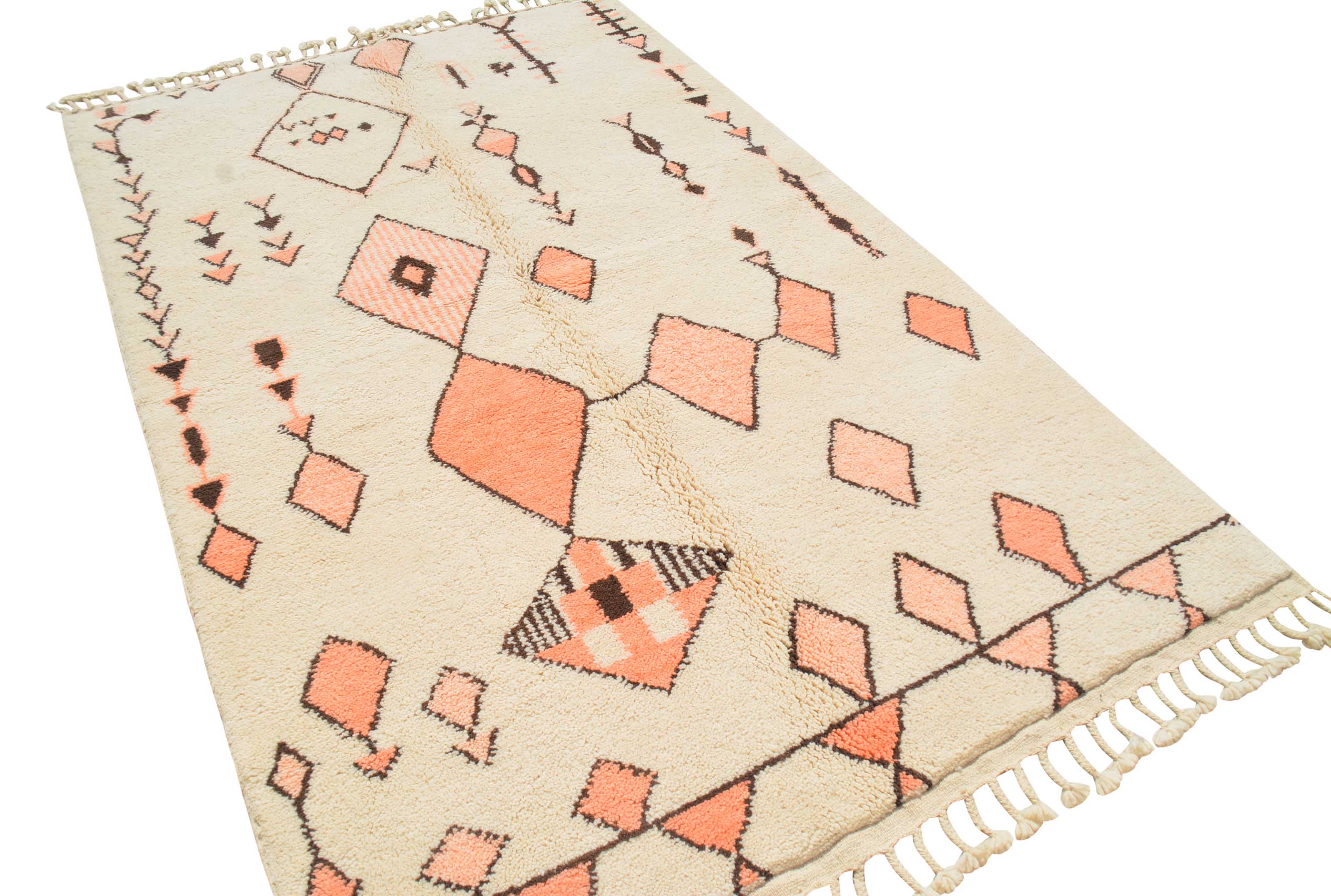 Nomad's Path (5'0" x 7'10") - Tribal Boho Moroccan Area Rug - Hand-Knotted Wool - Image 2