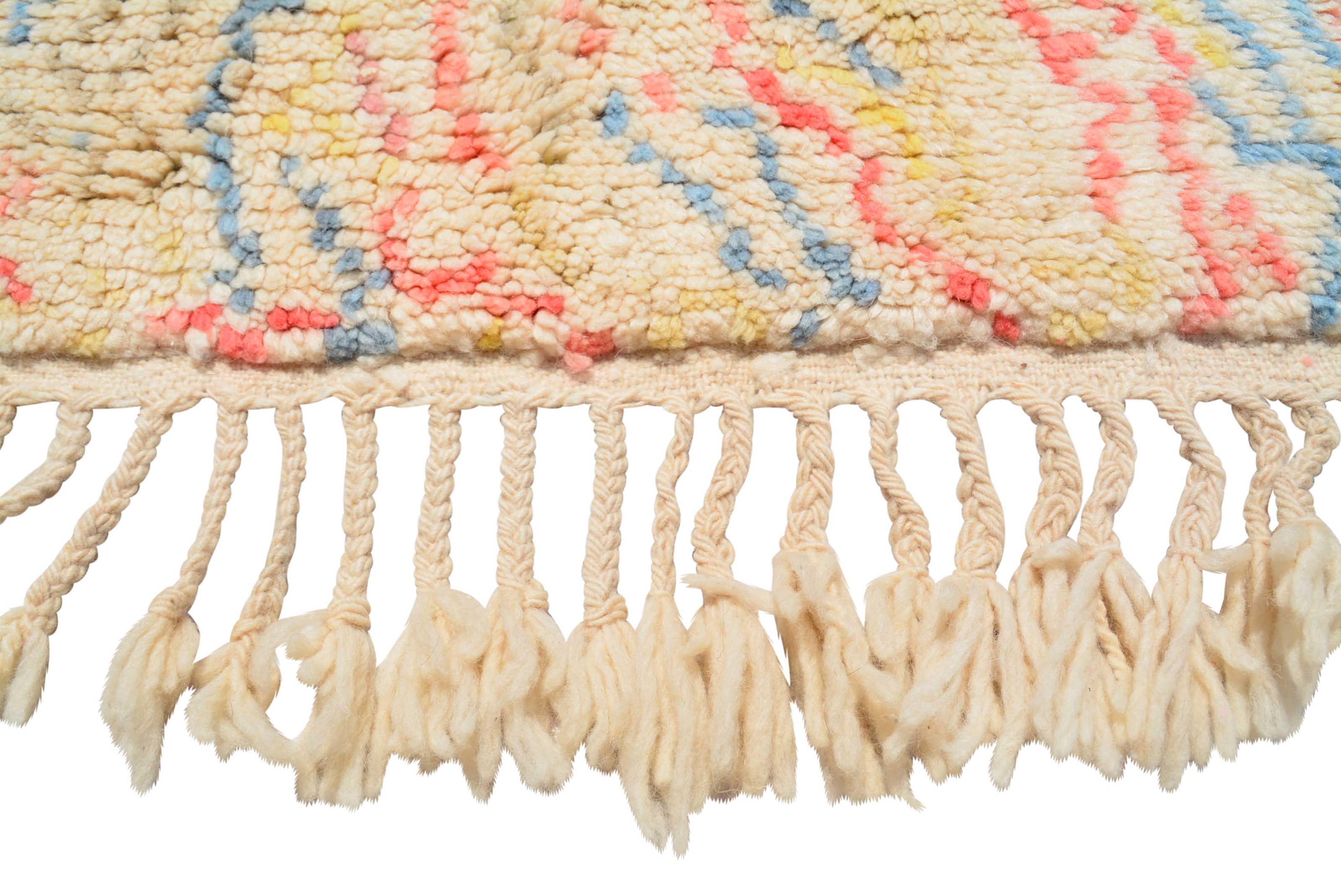 Playful I (4'4" x 6'1") - Vibrant Abstract Azilal Rug - Image 3