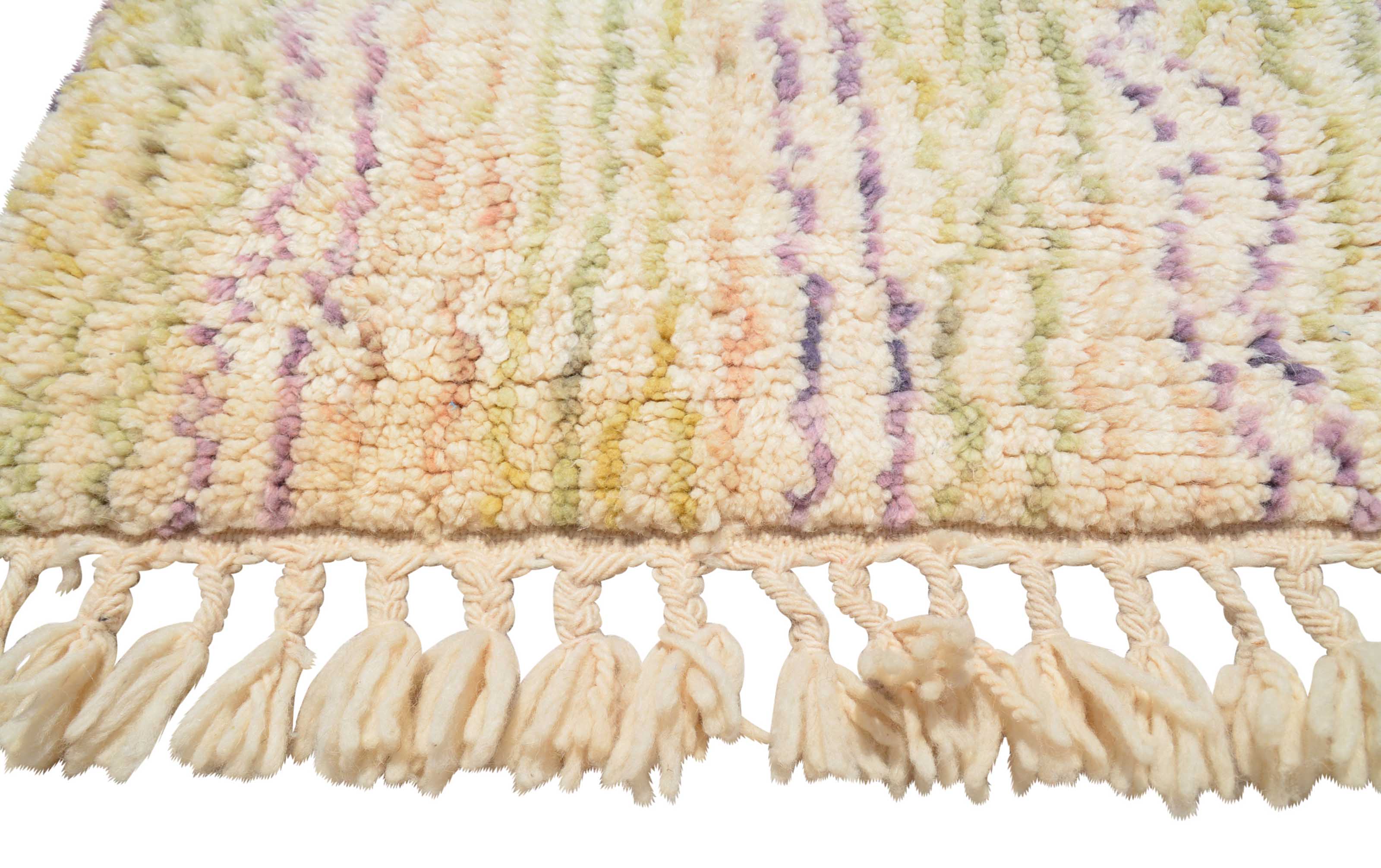 Playful III (4'7" x 5'10") - Artistic Multi-Color Azilal Rug - Image 3