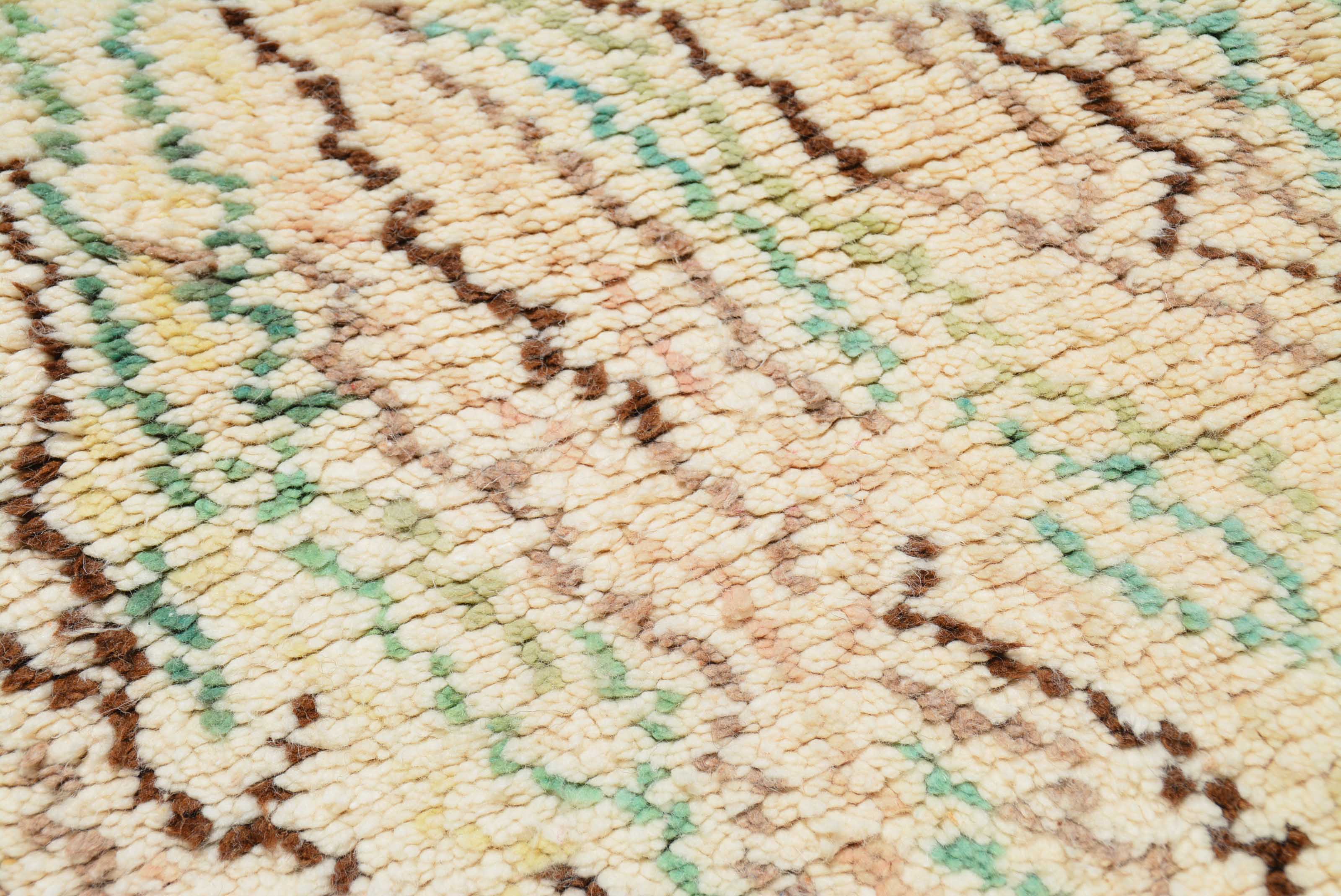 Playful IV (4'8" x 6'2") - Unique Multi-Color Abstract Azilal Rug - Image 2