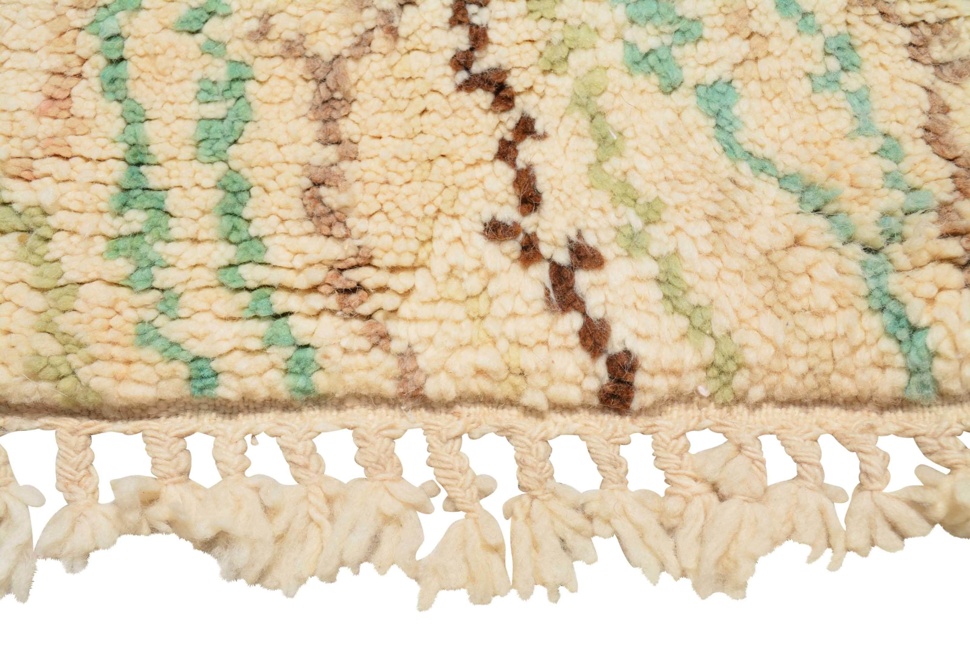 Playful IV (4'8" x 6'2") - Unique Multi-Color Abstract Azilal Rug - Image 3