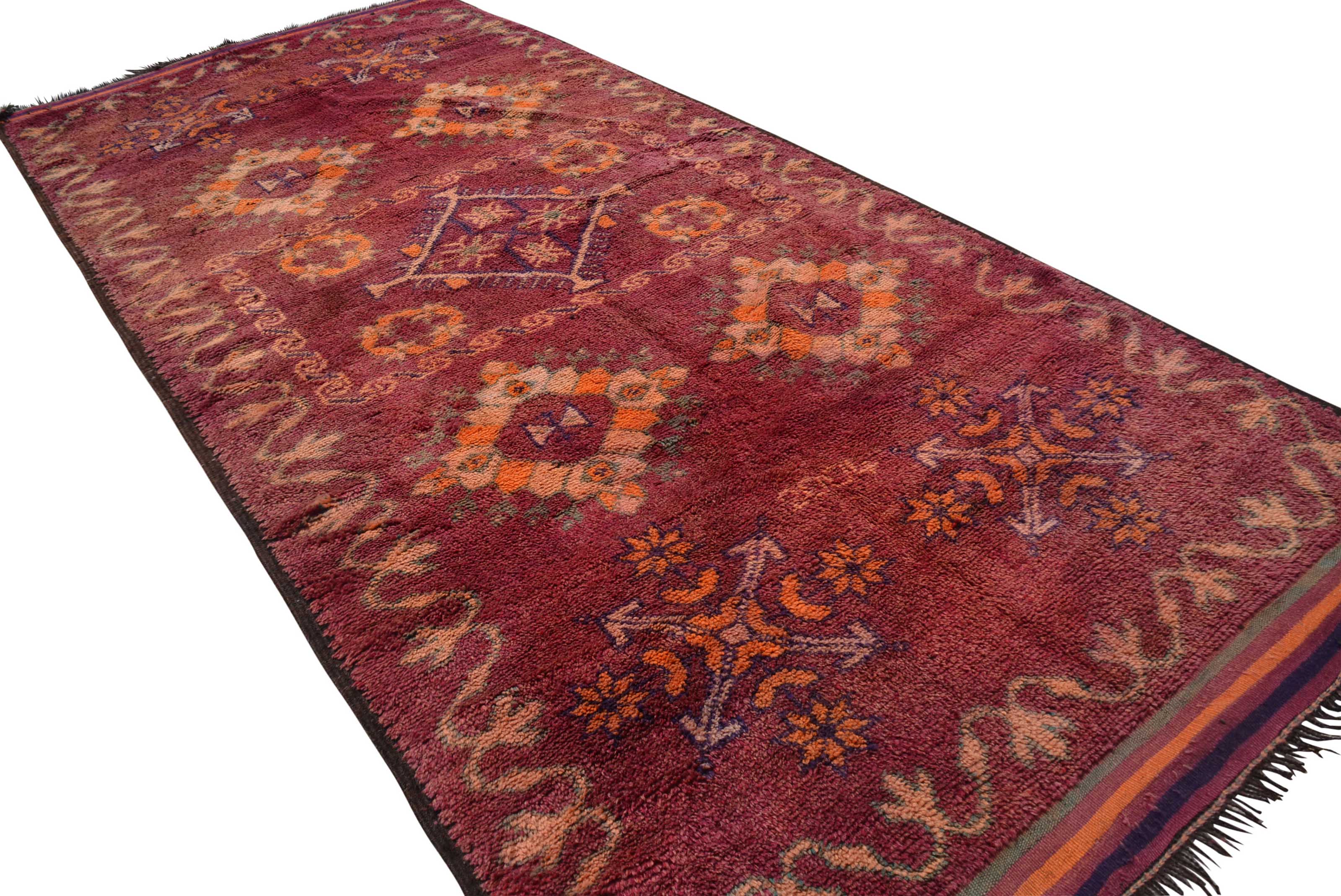 Someday (5'8" x 12'4") – Rich Polychromatic Vintage Moroccan Gallery Rug - Image 5