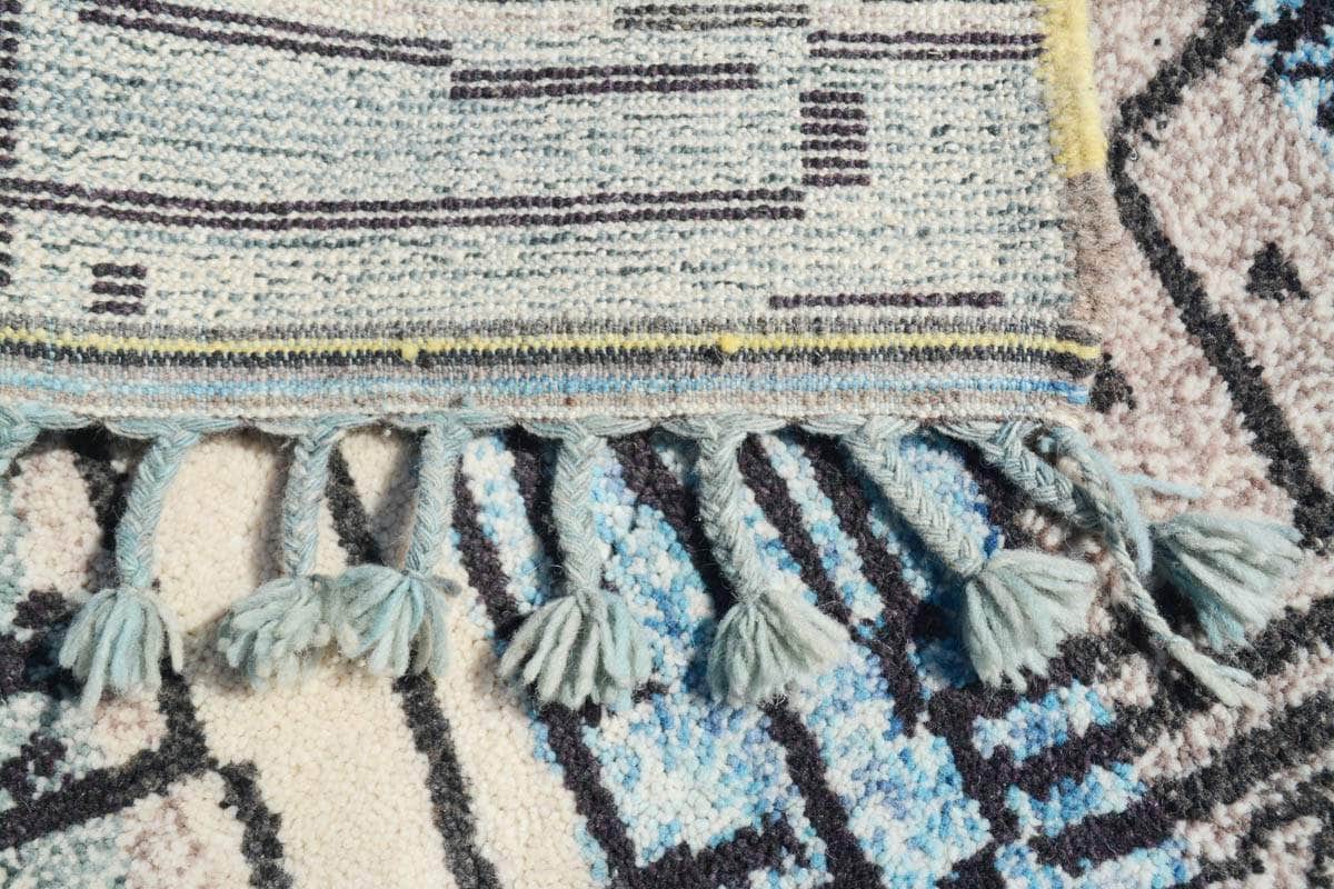 Street Life (4' x 6') - Dynamic Intricate "City Energy" Azilal Rug - Image 4